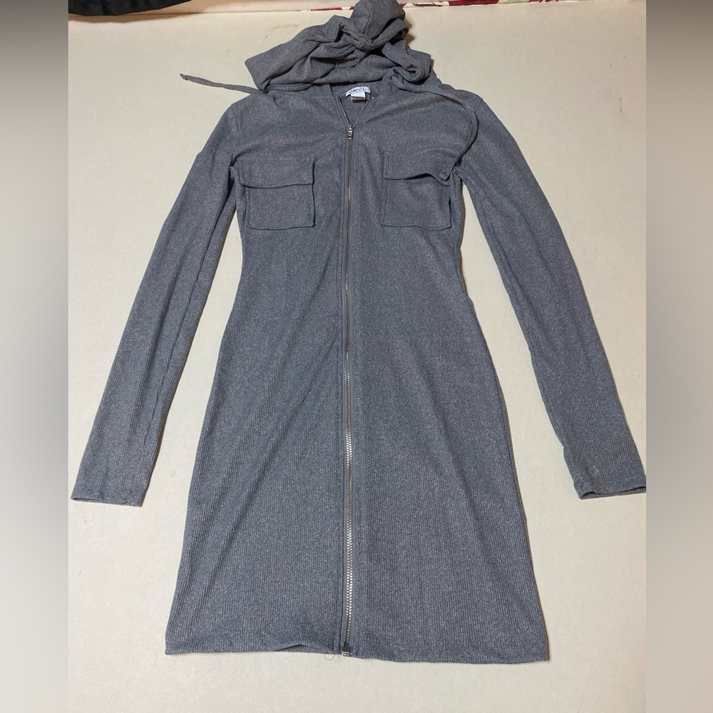 Rue21 Charcoal Hooded Utility Jacket